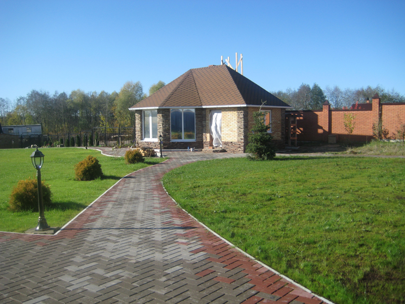 Укладка тротуарной плитки в Ивановском районе (2008-2009 год)